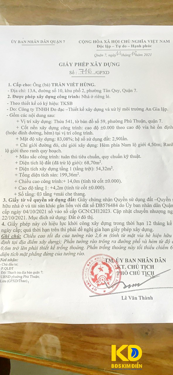 Cuối năm thu hồi vốn cần bán đất ngay ngã tư Phú Thuận liền kề Phú Mỹ Hưng Quận 7.