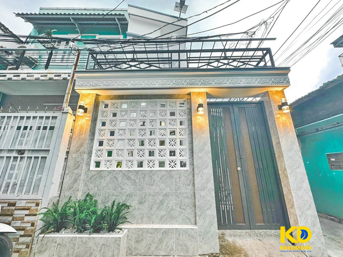 Bán nhà mới tiện ở ngay ăn tết sổ hồng riêng 1 lầu hẻm 24 Gò Ô Môi P. Phú Thuận Quận 7.